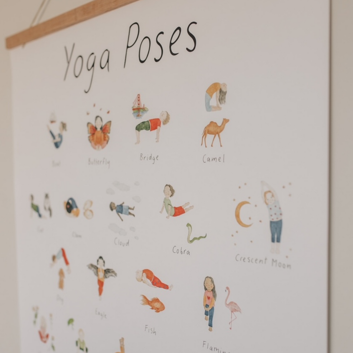 Photo & Art Print Yoga kids set