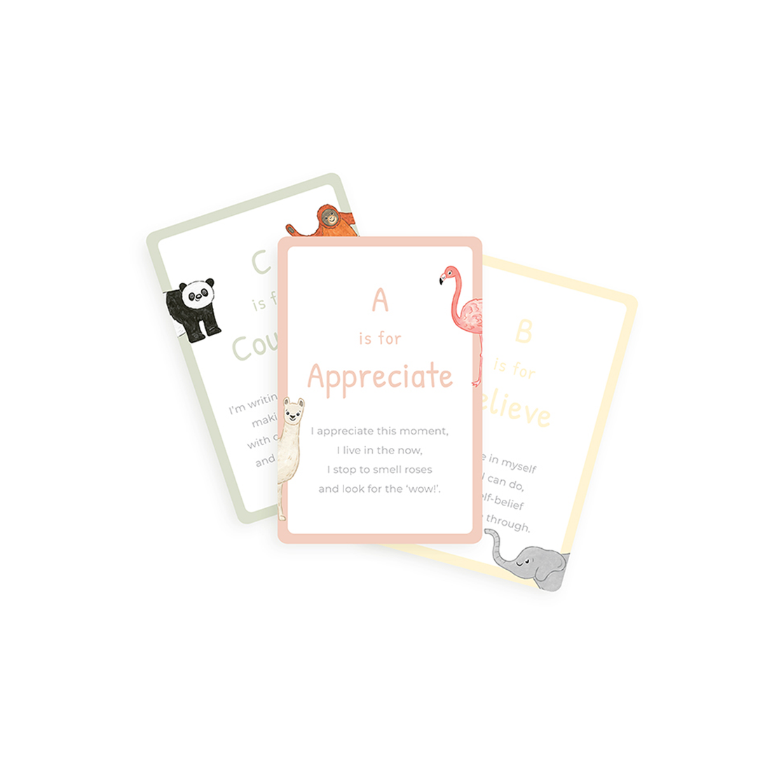 mindful co affirmation card mockup