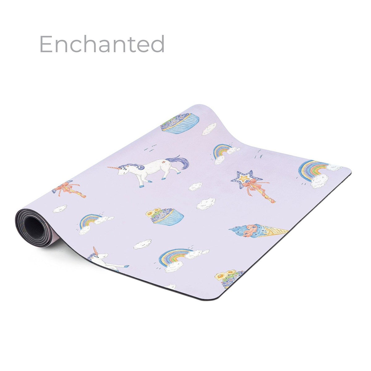 Kids Yoga Mat - 60” x 24” Yoga Mat for Kids Oriented 3mm Thick Yoga Mat,  Fun Prints Exercise Mats, Ideal for Babies, Toddlers and Children - Non  Toxic